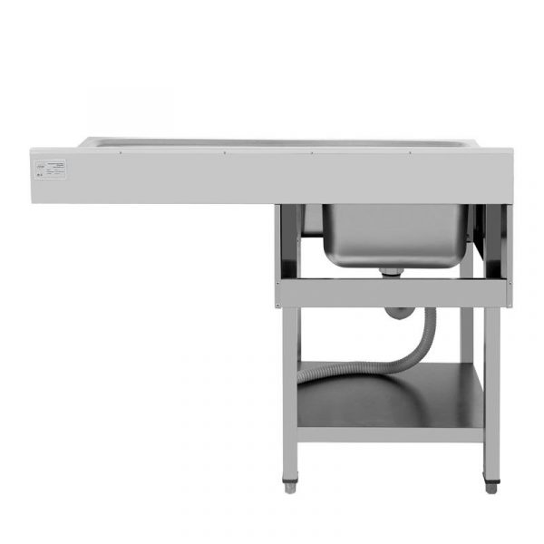 FREGADERO INDUSTRIAL IZQUIERDA 1400X700X850MM LARRYHOUSE LH2187 - Imagen 5