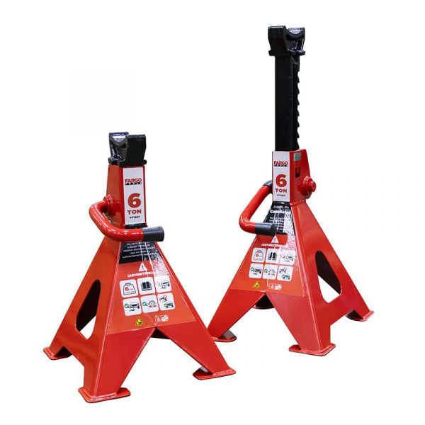 JUEGO 2 CABALLETES 6TON FARGO TOOLS FT1367 - Imagen 2