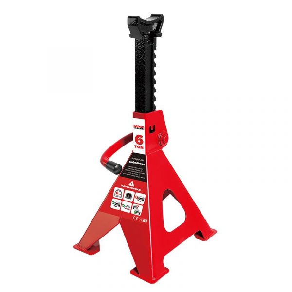 JUEGO 2 CABALLETES 6TON FARGO TOOLS FT1367 - Imagen 4