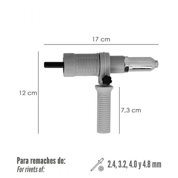 KIT REMACHADORA PARA TALADRO WOLFPACK 02320163 - Imagen 2