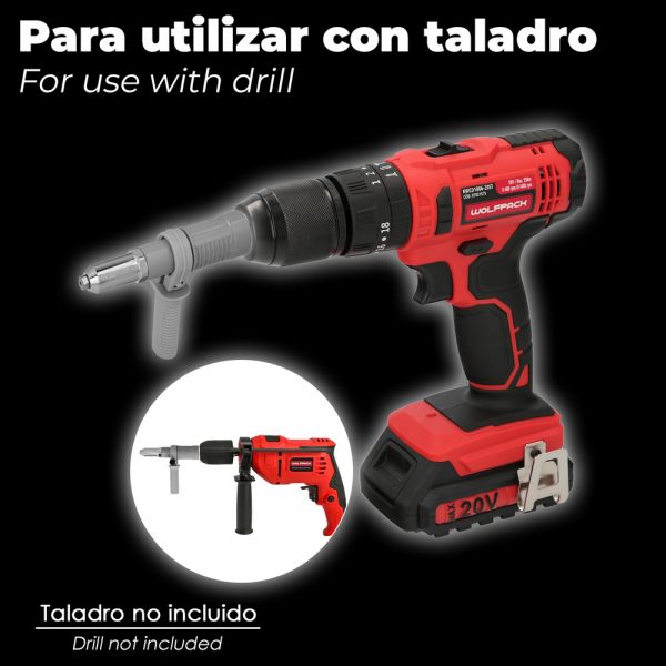 KIT REMACHADORA PARA TALADRO WOLFPACK 02320163 - Imagen 4