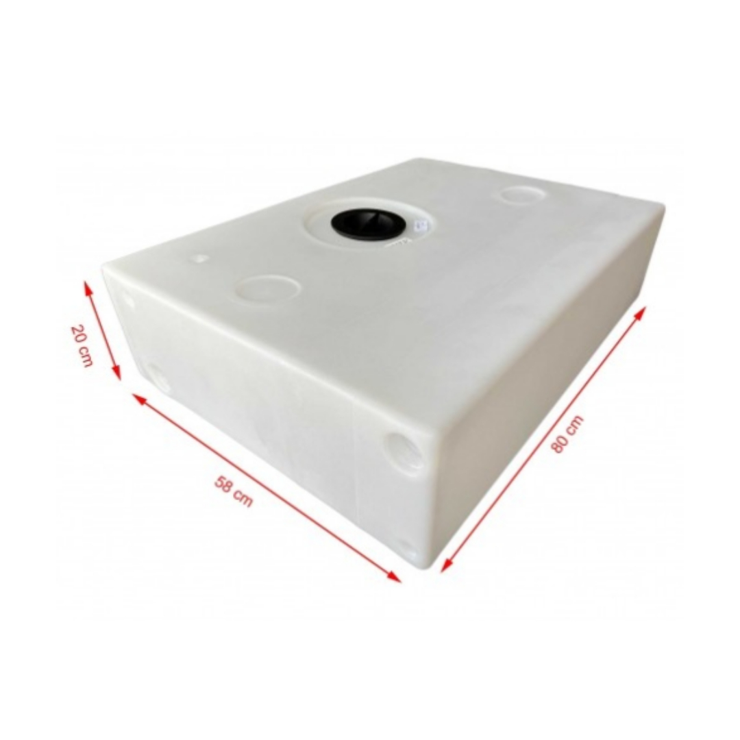 DEPOSITO DE AGUA 92L 58X80X20CM 220135 TANQUES DE AGUAS TANQUES PARA AGUAS LIMPIAS DEPOSITO AGUA LIMPIA DEPOSITOS DE PARA AGUAS CAMPER CAMPING CARAVANAS FURGON FURGONETAS EMBARCACIONES