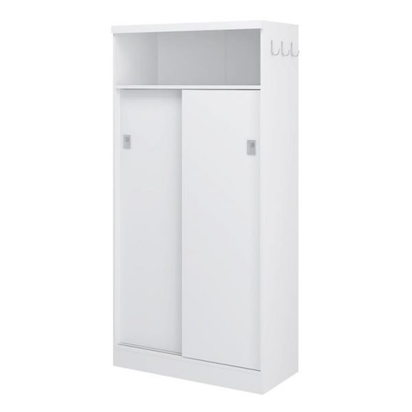 ARMARIO HOGAR CORREDERO 2 PUERTAS BLANCO EGAH0600BL - Imagen 4