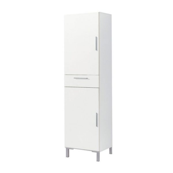 ARMARIO HOGAR 2P+1C 188X41X35CM BLANCO GO.218