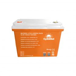 BATERIA DE LITIO LIFEPO4 12.8V 100AH 1.28KWH CYM-POWER 01982