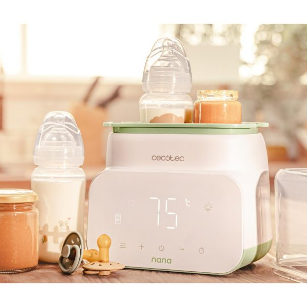 CALIENTA BIBERONES DOBLE CON PANTALLA NANA BABYCARE CECOTEC 01906 - Imagen 2