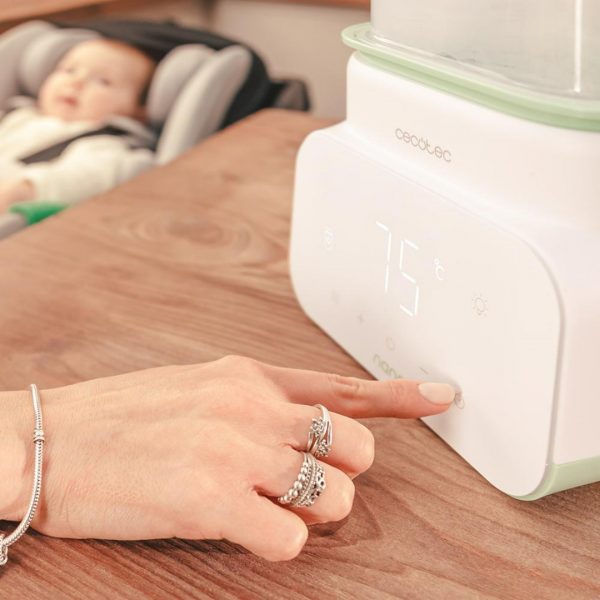 CALIENTA BIBERONES DOBLE CON PANTALLA NANA BABYCARE CECOTEC 01906 - Imagen 3