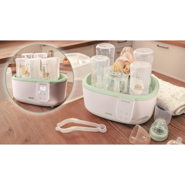 ESTERILIZADOR DIGITAL 6 BIBERONES NANA BABYCARE CECOTEC 01904 - Imagen 3