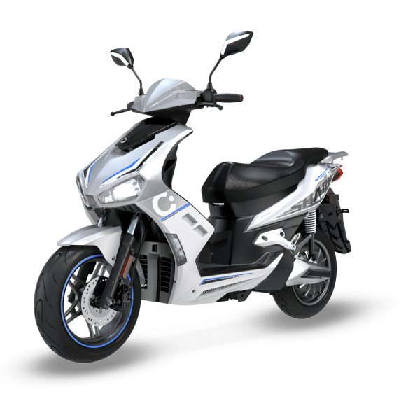 MOTO ELECTRICA 5760W SHARK RS HASTA 110KM PLATA/AZUL CECOTEC 04890