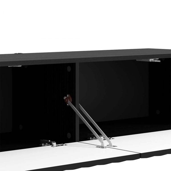 MUEBLE TV BALOS ANTIBES 154 2P NEGRO FI11014660 - Imagen 5