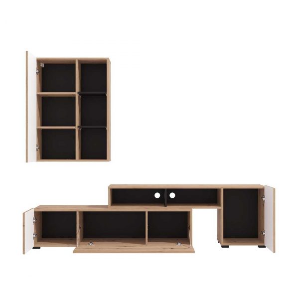 MUEBLE TV BALOS COMPOSICION COLOR ARTISAN/NEGRO FI11013505 - Imagen 3
