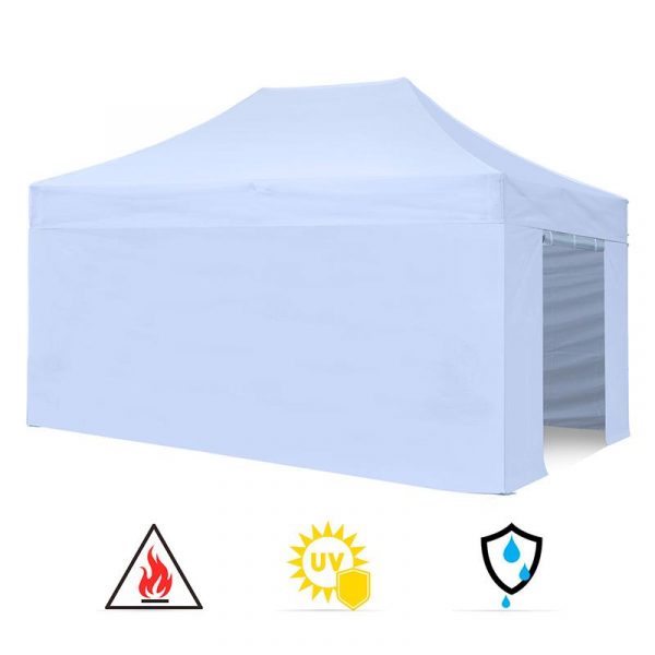 CARPA PROFESIONAL CON PAREDES HEX.50 BLANCA 4X6M DONNA GARDEN DG1430 - Imagen 6