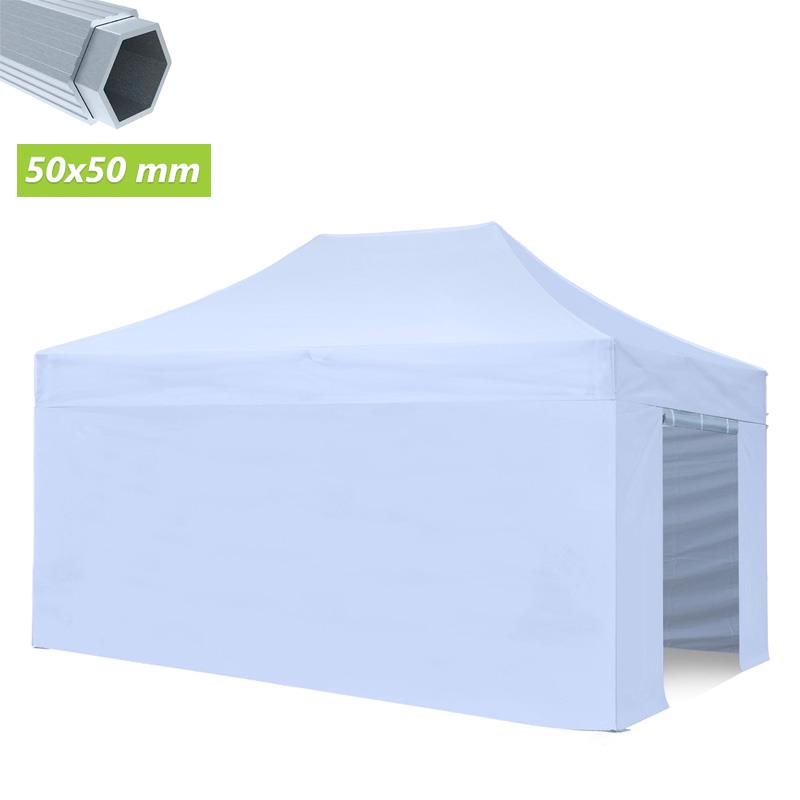 CARPA PROFESIONAL CON PAREDES HEX.50 BLANCA 4X6M DONNA GARDEN DG1430 CENADOR TOLDO TOLDOS CARPA CARPAS PLEGABLES CENADORES CARPAS PROFESIONALES
