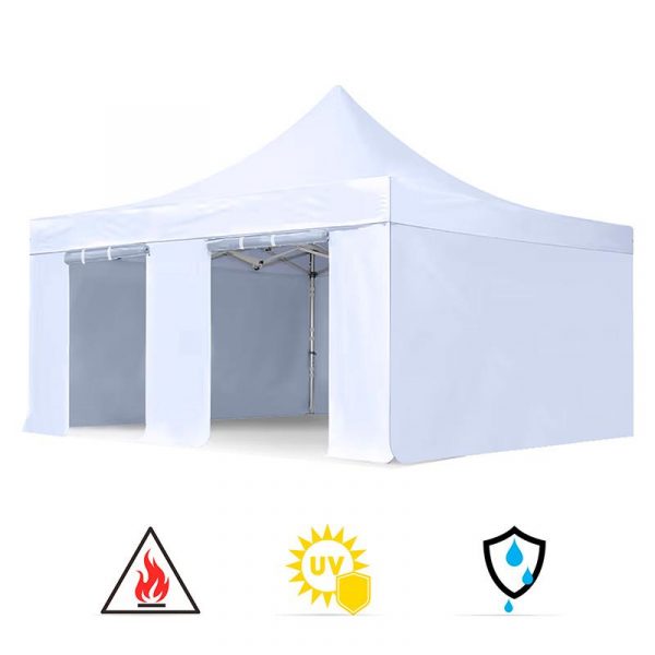 CARPA PROFESIONAL CON PAREDES HEX.50 BLANCA 5X5M DONNA GARDEN DG1432 - Imagen 5