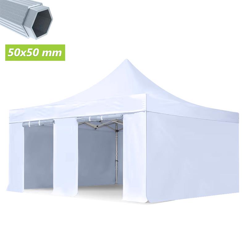 CARPA PROFESIONAL CON PAREDES HEX.50 BLANCA 5X5M DONNA GARDEN DG1432 CENADOR TOLDO TOLDOS CARPA CARPAS PLEGABLES CENADORES CARPAS PROFESIONALES