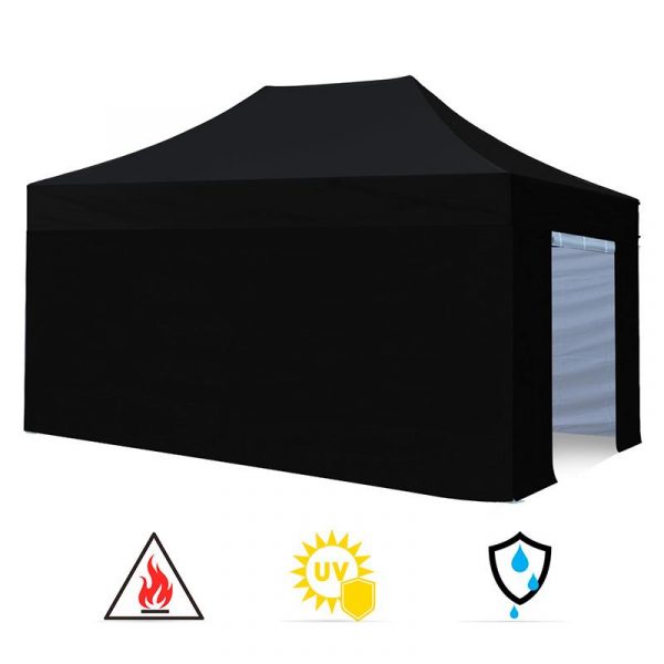 CARPA PROFESIONAL CON PAREDES HEX.50 NEGRO 4X6M DONNA GARDEN DG1431 - Imagen 6