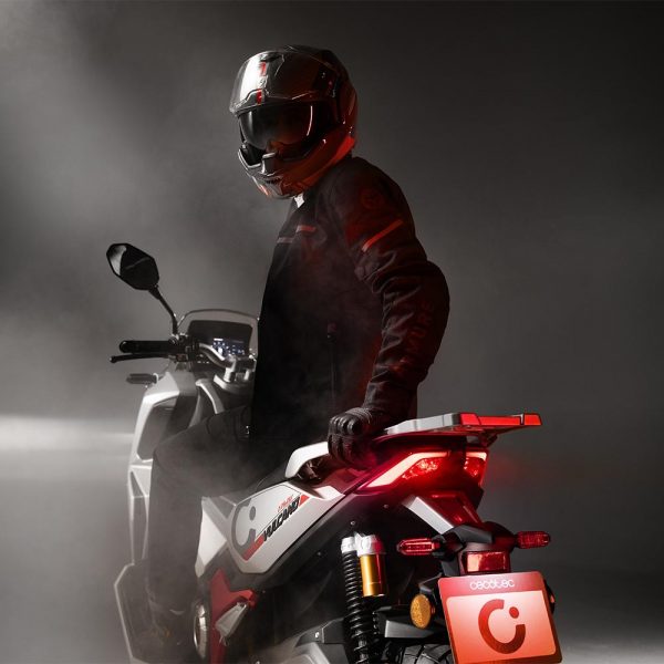 MOTO ELECTRICA 17000W VULCANO HASTA 151KM BLANCO NIEBLA/ROJO CECOTEC 04893 - Imagen 5
