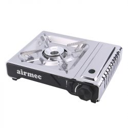 COCINA DE GAS PORTATIL INOX CON DOBLE FUNCION AIRMEC AM131581
