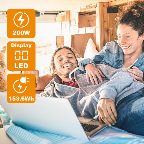 ESTACION DE ENERGIA PORTATIL 200W 153.6WH AIRMEC AM131568 - Imagen 3