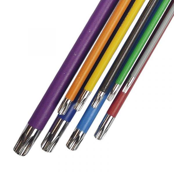 JUEGO LLAVES TORX COLORES 9PCS PAMACON PM1779 - Imagen 3