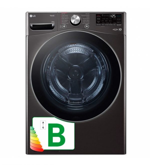 LAVADORA CARGA FRONTAL 20KG GRIS INOX LG F0P3CYV2E B