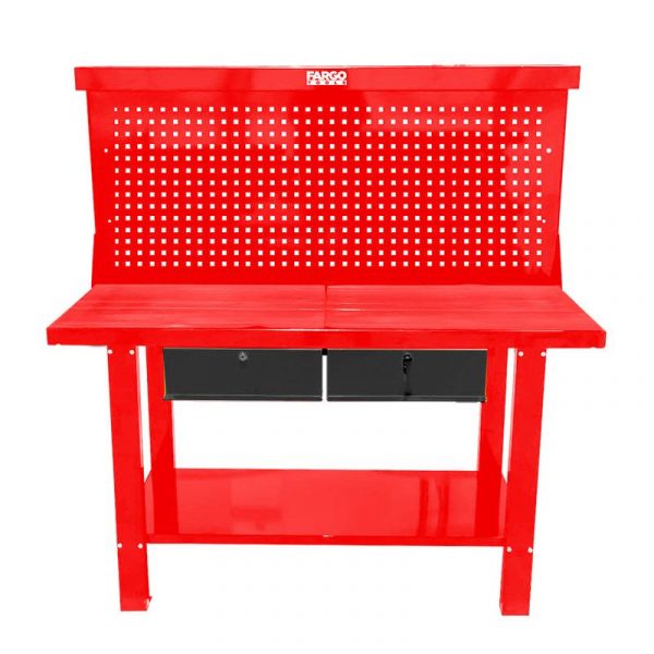 MESA DE TRABAJO 2 CAJONES CON PANEL FRONTAL FARGO TOOLS FT1376