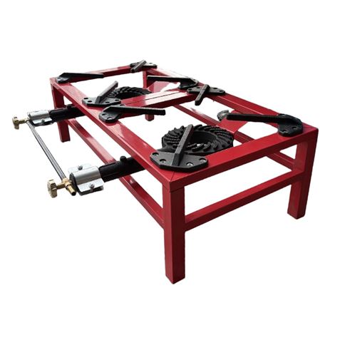 FOGON/HORNILLO DE GAS REFORZADO ALTA POTENCIA 2 FUEGOS 80X40CM MUVIP MV0629 HORNILLOS DE GAS FOGONES DE UN FOGON