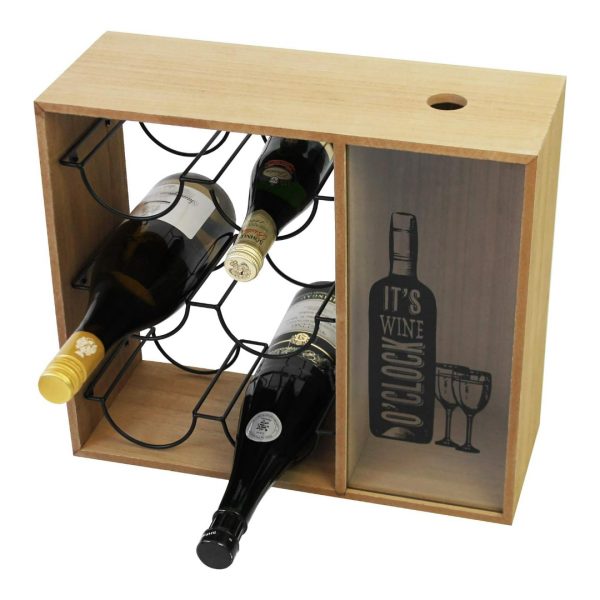 BOTELLERO MADERA 40X15X35CM HZ1991390 813536
