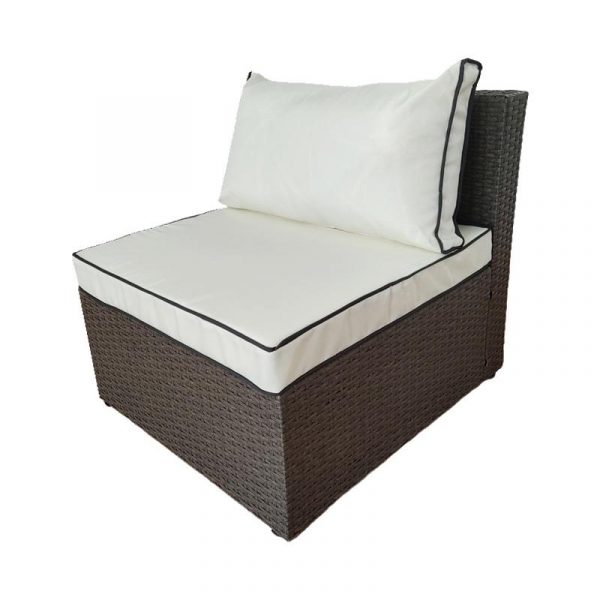 CONJUNTO RATAN SOFA CAISE LONGUE SERIE MIAMI DONNA GARDEN DG1423 - Imagen 4