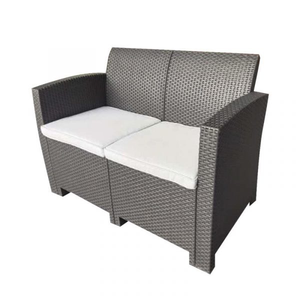 CONJUNTO RESINA SOFA+2 SILLAS+MESA 4PCS SERIE ORLANDO DONNA GARDEN DG1424 - Imagen 6