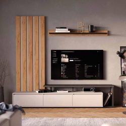 MUEBLE TV KLER COMPOSICION SALON C/ASHY ANTRACITA GB2510001AA