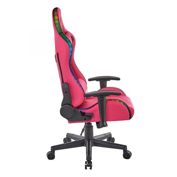 SILLA GAMING RGB SOLDIER ROSADA VOLTEN VL1613 - Imagen 4