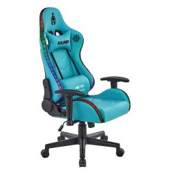 SILLA GAMING RGB SOLDIER TURQUESA VOLTEN VL1614