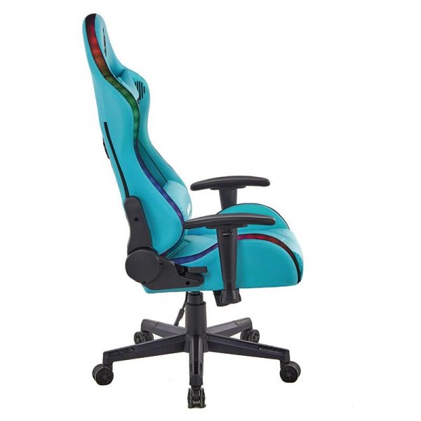SILLA GAMING RGB SOLDIER TURQUESA VOLTEN VL1614 - Imagen 4