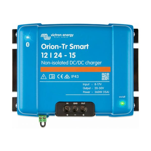 CONVERTIDOR ORION TR SMART 12/24-15A (360W) CARGADOR CC-CC NO AISLADO VICTRON 01847