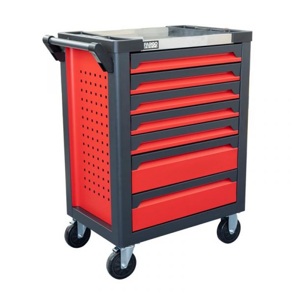 CARRO HERRAMIENTAS SOPORTE INOX 7 CAJONES FARGO TOOLS FT1412 - Imagen 2