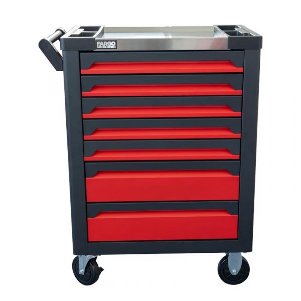 CARRO HERRAMIENTAS SOPORTE INOX 7 CAJONES FARGO TOOLS FT1412 - Imagen 3