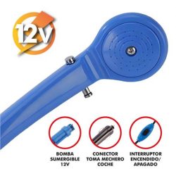 DUCHA PORTATIL 12V TOMA MECHERO MUVIP MV0634