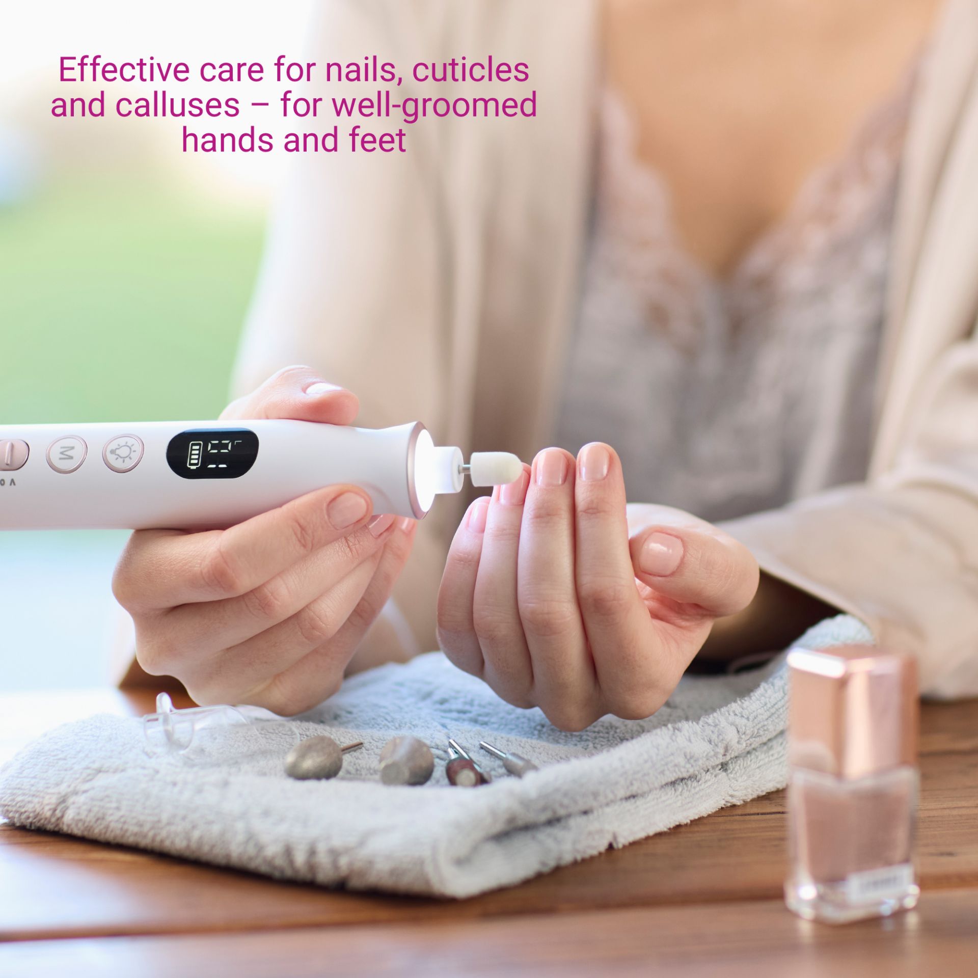 SET DE MANICURA Y PEDICURA 10PCS MEDISANA MP940 - Imagen 3