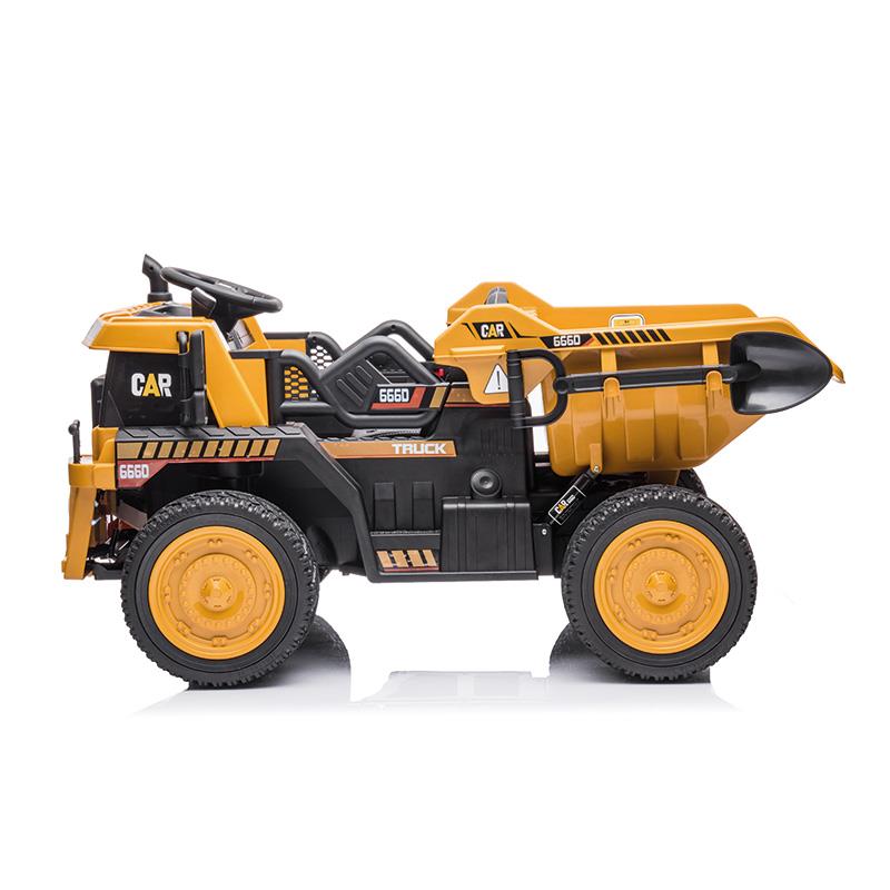 COCHE BATERIA CATER MARRON-AMARILLO 62538 - Imagen 2