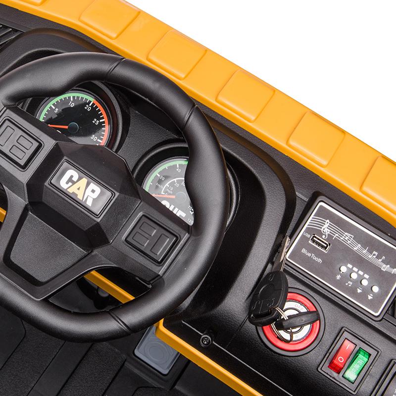 COCHE BATERIA CATER MARRON-AMARILLO 62538 - Imagen 12