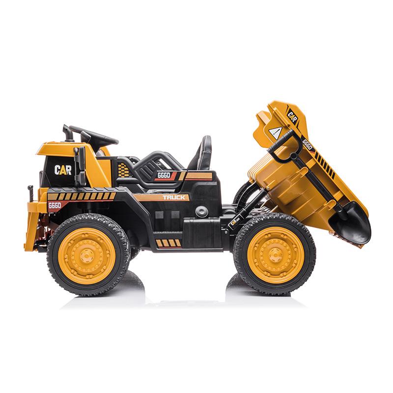 COCHE BATERIA CATER MARRON-AMARILLO 62538 - Imagen 5