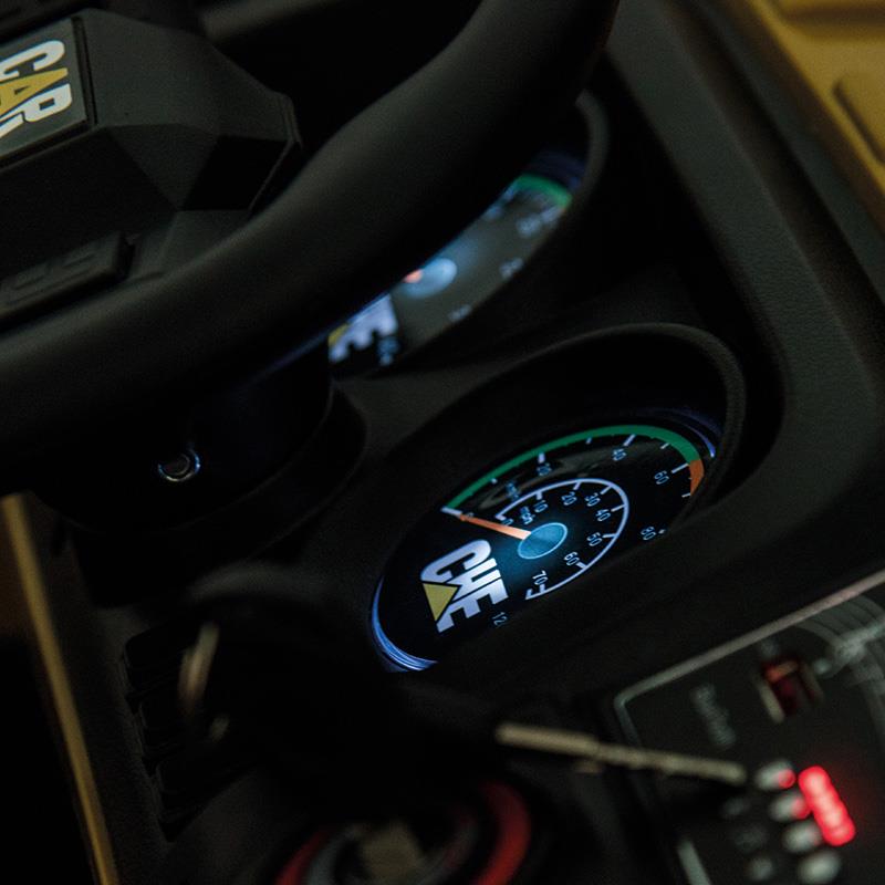 COCHE BATERIA CATER MARRON-AMARILLO 62538 - Imagen 6