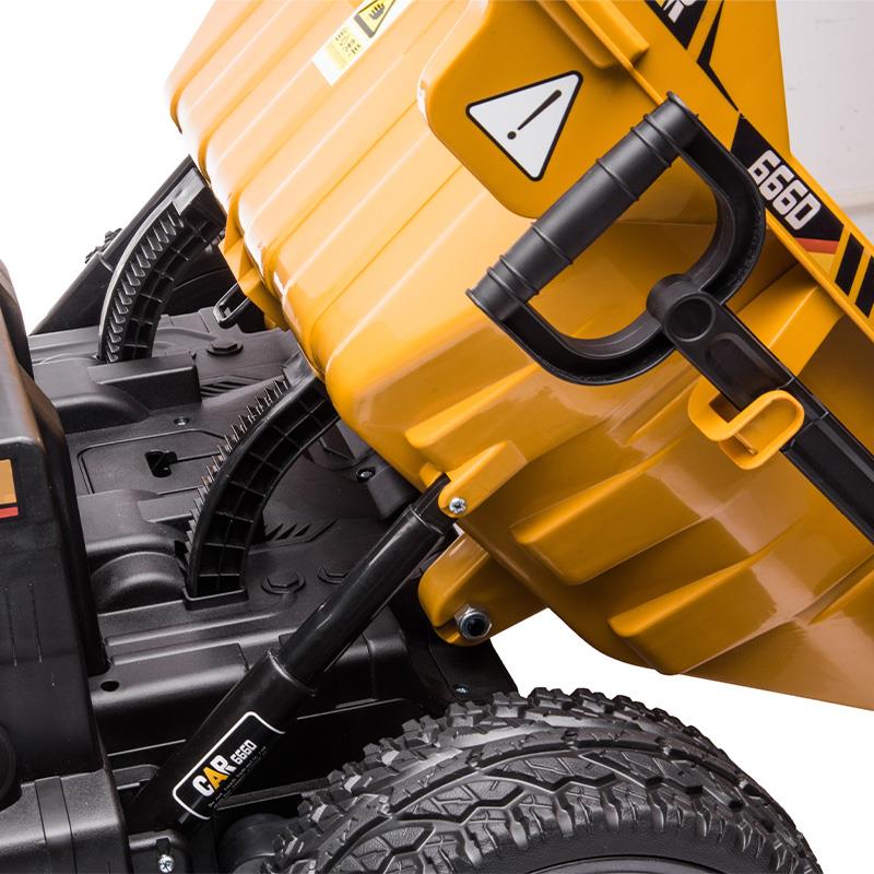 COCHE BATERIA CATER MARRON-AMARILLO 62538 - Imagen 10