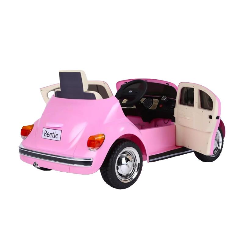 COCHE BATERIA VW BEETLE ROSA 62522 - Imagen 3