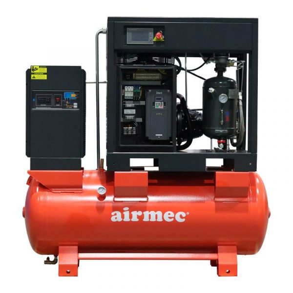 COMPRESOR TORNILLO+CALDERA+SECADOR 360L 10HP AIRMEC AM131592 - Imagen 5