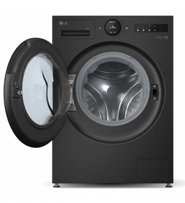 LAVADORA CARGA FRONTAL 9KG NEGRO MATE LG F4X7009TBB - Imagen 3
