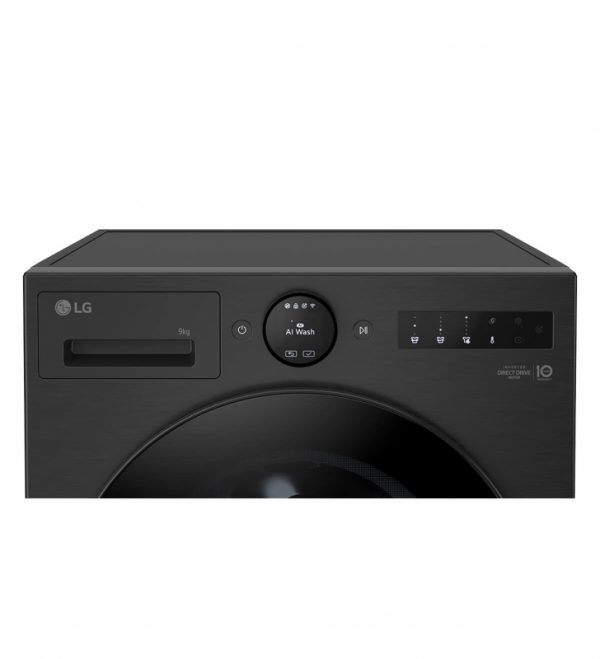 LAVADORA CARGA FRONTAL 9KG NEGRO MATE LG F4X7009TBB - Imagen 2