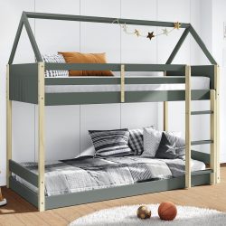 LITERA-MONTESSORI VALKA C/CASITA VERDE KAKI/CERA BLANCO ME16673