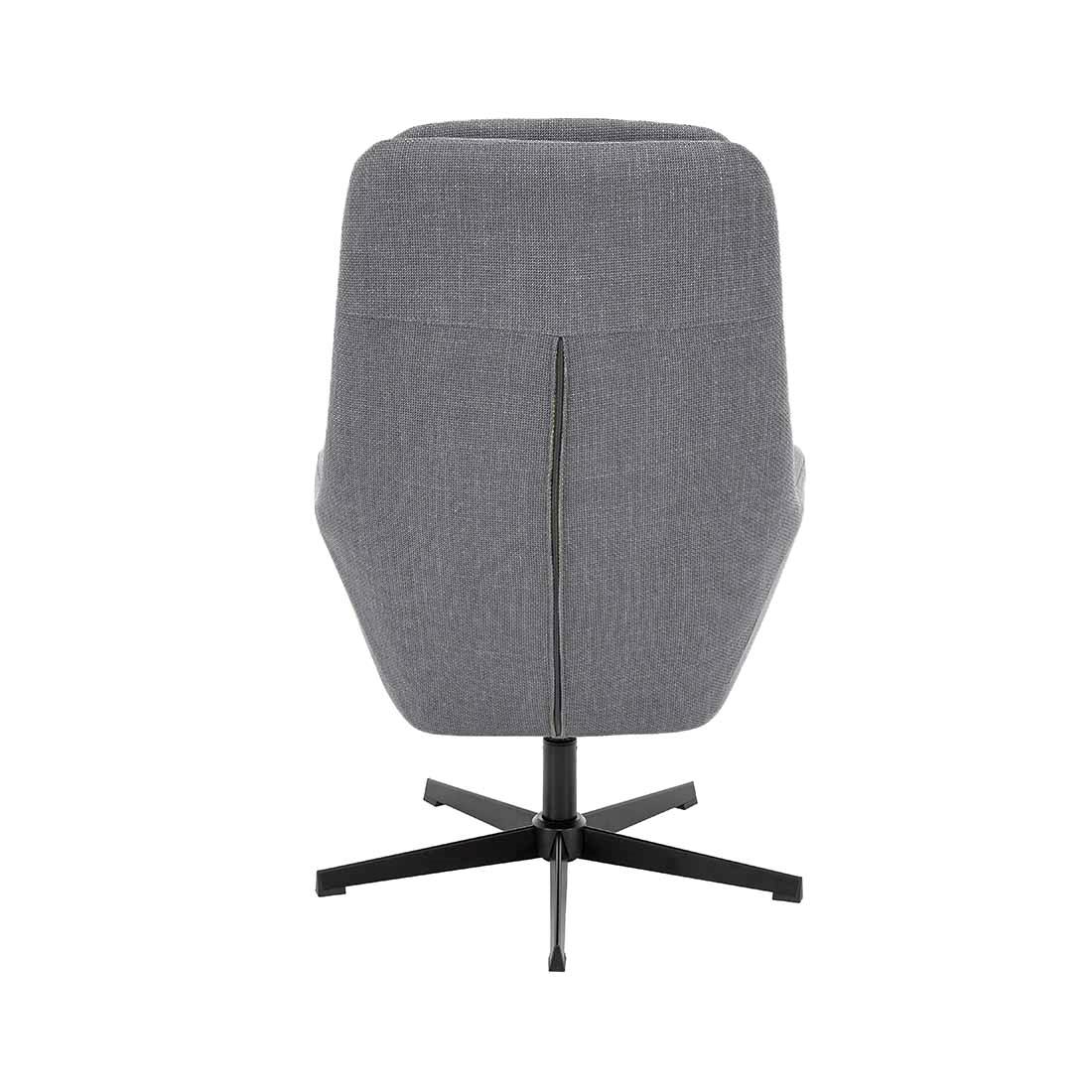 SILLON RELAX C/REPOSAPIES MERIN TELA BJORN GRIS OSCURO ANAF5090-04 - Imagen 3